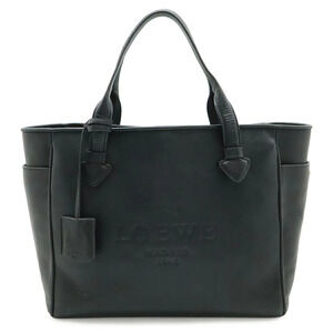 Loewe Heritage Tote Handbag Leather Black